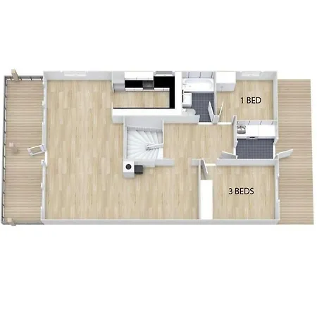 Fully Equipped With Parking For Families, Groups Or Business - 6 People Tromso